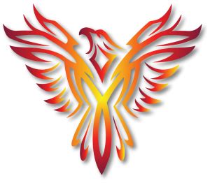 This makes it suitable for many types of projects. PHOENIX-LOGO-1-300x262.png (300×262) | Phoenix tattoo ...