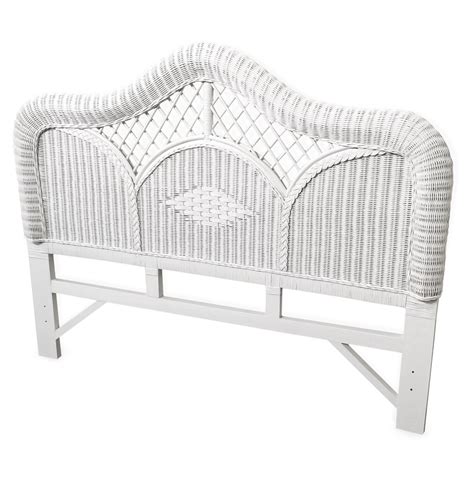 You need 2 items or more from the same collection. Regency White Wicker Queen Size Headboard