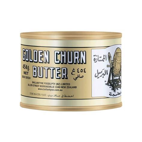 For more than 120 years the purity, flavour and quality of. Golden Churn Canned Butter 454g - Green Mart SG