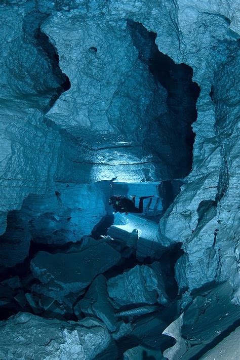 Orda Cave In Russia The Worlds Largest Underwater Gypsum Cave Enlarge