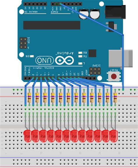 Dual Led Chaser Arduino Project For Beginners