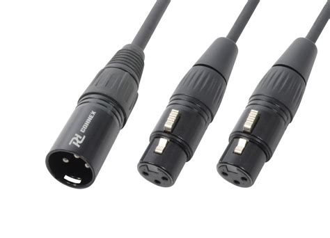 Y Splitter Xlr Cable 1 Xlr Male 2 Xlr Female 05m Each Sound Division