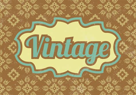 Patterned Vintage Vector Background 82226 Vector Art At Vecteezy