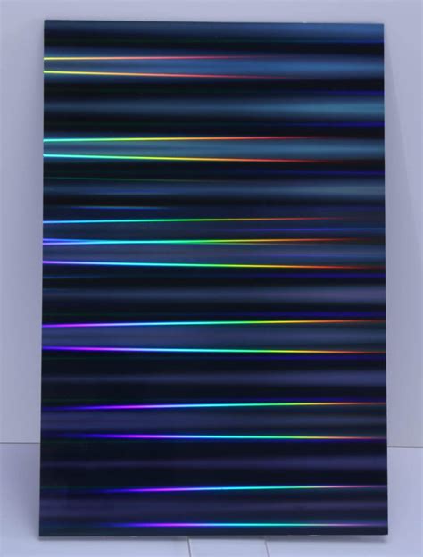 Iridescent Acrylic Sheet Holographic Rainbow Textured Plexiglass