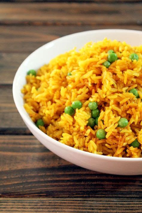 Yellow Rice With Sweet Peas Not Quite A Vegan Yellow Rice In 2019
