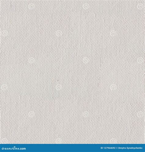 Canvas Texture Coated By White Primer Seamless Square Texture Stock