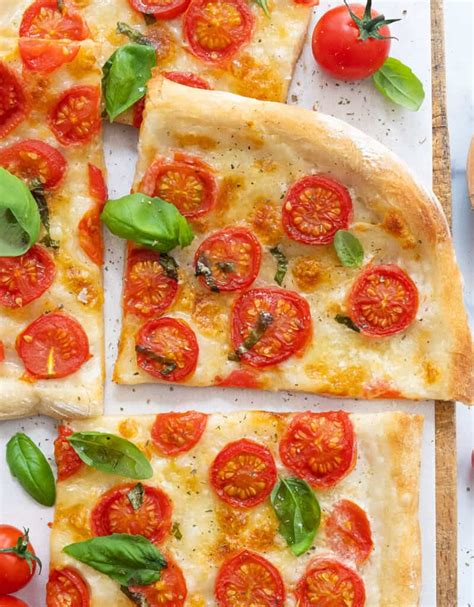 Easy Fresh Tomato Pizza No Knead The Clever Meal