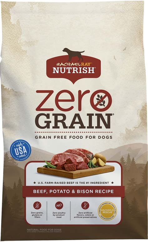 Rachael Ray Nutrish Zero Grain Natural Beef Potato And Bison Recipe