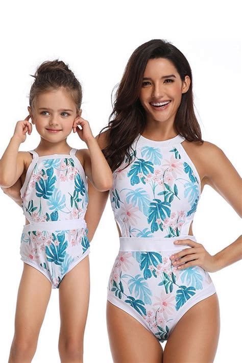 Mom And Daughter Matching Swimwear With Free Shipping