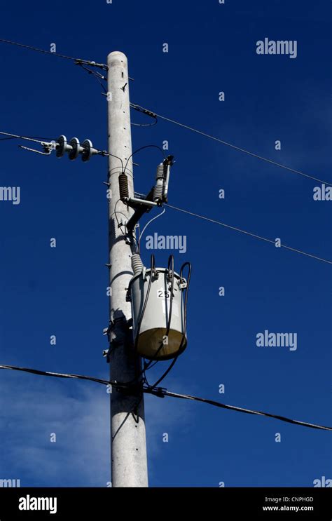 Electric Post With Transformer Hi Res Stock Photography And Images Alamy