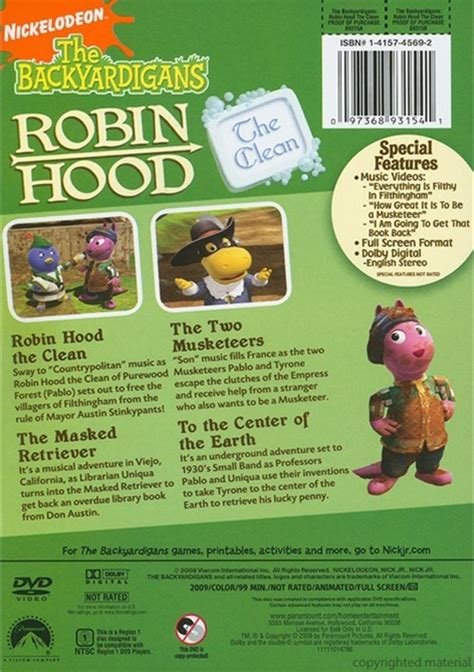Backyardigans The Robin Hood The Clean DVD 2008 DVD Empire