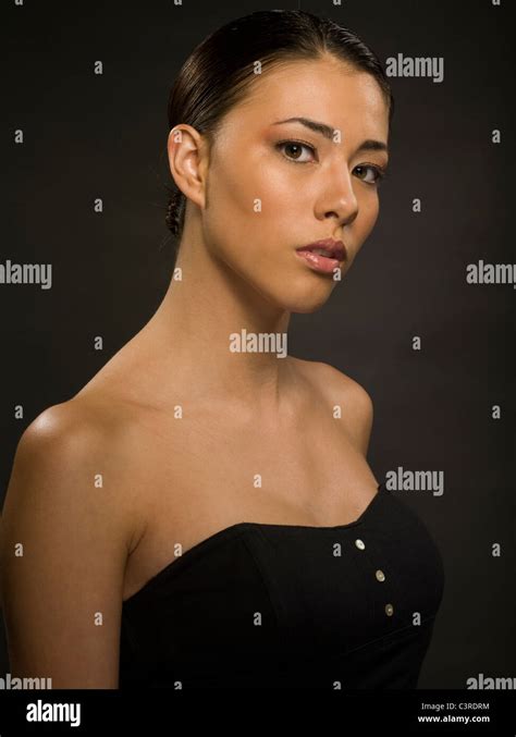 Young Beautiful Asian American Girl Stock Photo Alamy