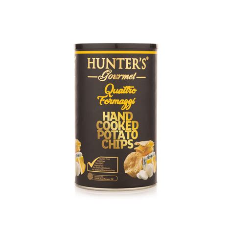 Hunters Gourmet Quattro Formaggi Hand Cooked Chips 150g Spinneys Uae