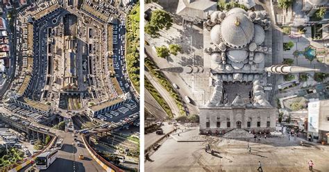 These Surreal Folding Landscapes Were Made Using Drone Photos