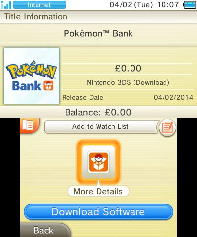 And if you need help getting the 3ds homebrew don't hesitate to comment for help.the d. Pokémon Bank Goes Live in Europe and Australia - Nintendo Life