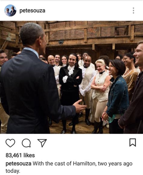 Since we're talking all things hamilton this week, we're repromoting it. 2 Years ago, Obama visits the cast of Hamilton | Cast of ...