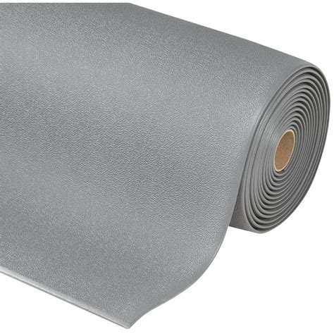 This piece of equipment helps to safeguard sensitive electronic. Alfombra antifatiga Sof-Tred en gris, rollo de 18,3m.