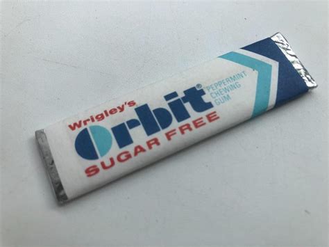 Stará Retro Nerozbalená Plátková žvýkačka Wrigleys Orbit Chewing Gum