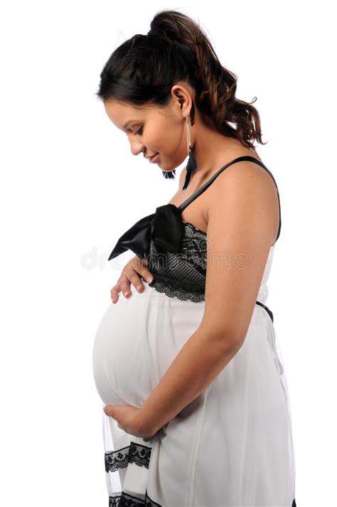 Portret Kobieta W Ciąży Zdjęcie Stock Obraz Złożonej Z Kobieta 33132266