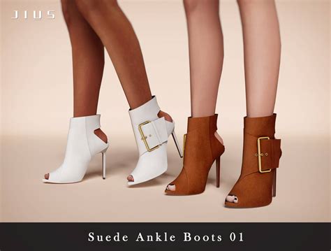 Sims 4 The Boots Collection Part Ii Jius Suede The Sims Book