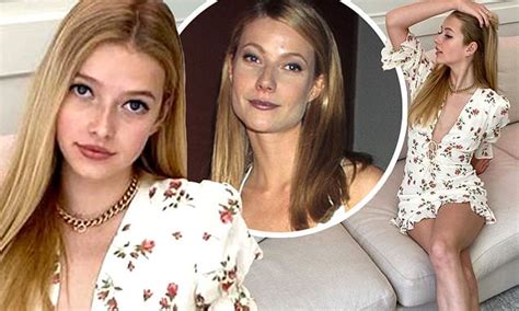 Actress gwyneth paltrow's daughter (born 2004) is called apple. Gwyneth Paltrow's daughter looks lovely at her 16s - Real Talk Time