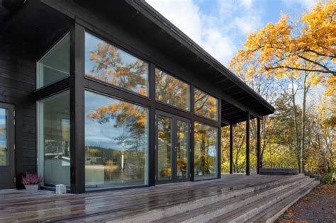Last week we went to a trip to finland. Super-insulated modern log cabin withstands frigid Finnish ...