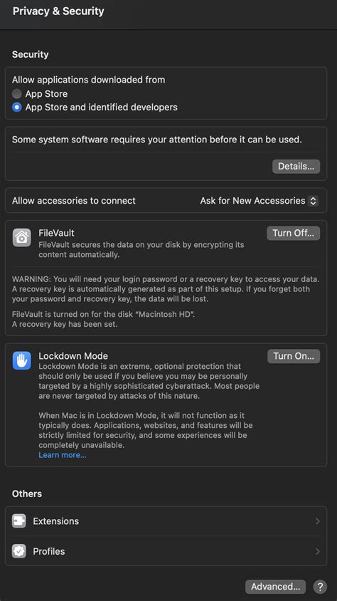 M1 Macbook Downloaded A Vpn Free Version I Open Security Preferences