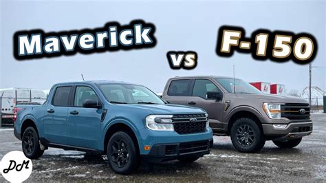 Ford Maverick Vs F 150 Ford Trucks Compared Youtube