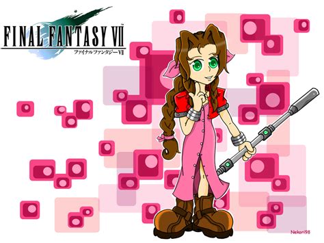 Ff7 Aeris Wallpaper By Hazeloop On Deviantart