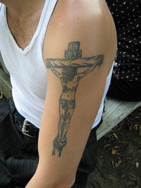 Crucifix Tattoo By William Wilson Loves Belinda Via Flickr Crucifix Tattoo Love Tattoos Tattoos