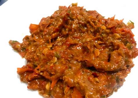 Ini resep nya peninggalan dari mamak aku. Resep Sambal Mangga Muda Terasi - Resep Sambel Terasi ...