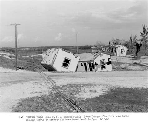 Florida Memory - Small homes wasted by Hurricane Donna ...