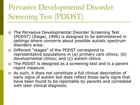 Ppt Pervasive Developmental Disorder Pdd And Assessment Powerpoint