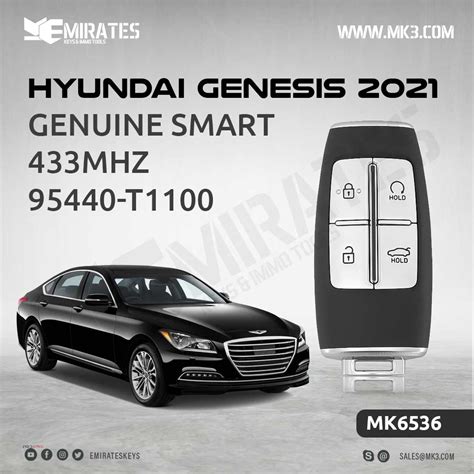 Hyundai Genesis 2021 Smart Remote Key433mhz 95440 T1100 Mk3