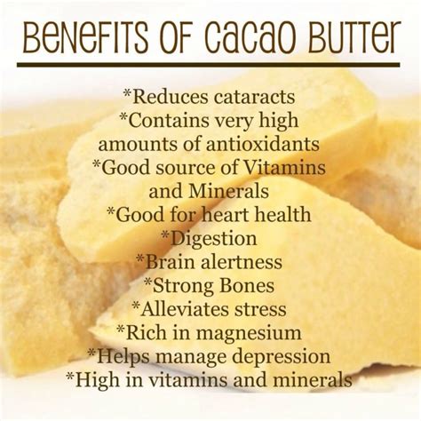 6 Incredible Benefits Of Cocoa Butter You Must To Know My Health Only
