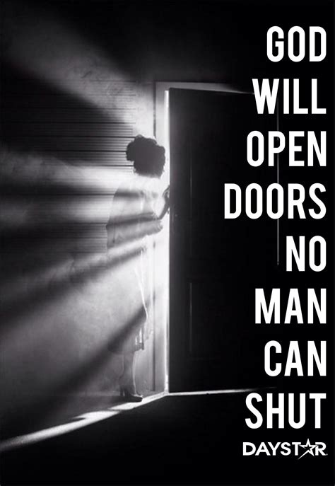God Will Open Doors No Man Can Shut Sprüche Englisch