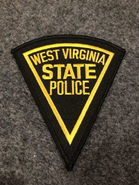 West Virginia State Police Patch Pd Trooper Wvsp Ebay