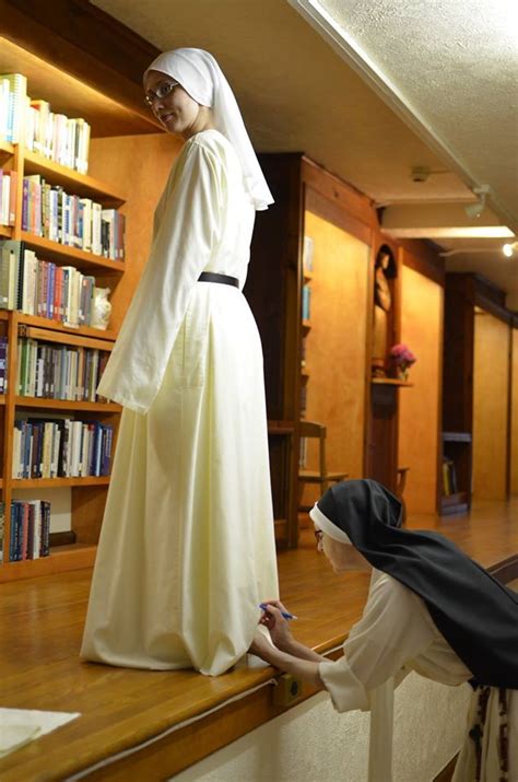 Catholic Nun Marking Sister S Habit For Hemming In Case You Ever Wondered How Nuns Got Their