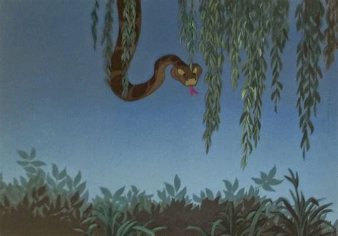 Animation Collection Kaa Original Production Cel Setup From The