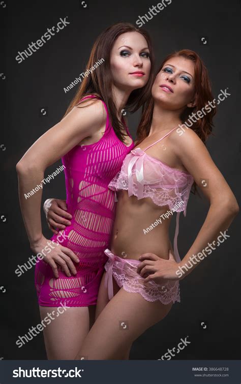 Sexy Woman Two Lesbian Lovers Foreplay Stock Photo Shutterstock