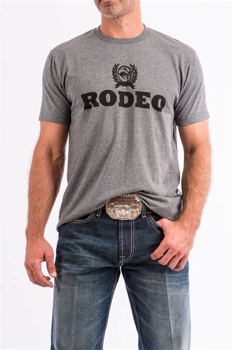 CINCH Jeans | Men's Gray Cotton-Poly Tee Shirt