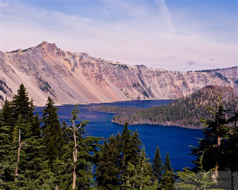 Crater Lake Oregon Lake Mountains Landscape Wallpapers Hd