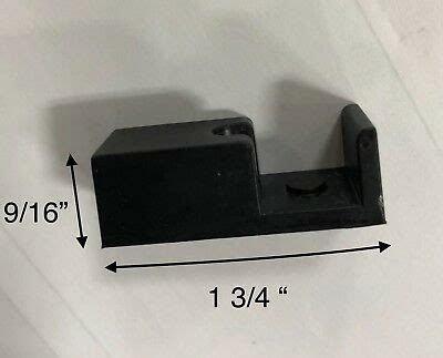 Pocket door adapter kit 1. Shower Door Wall Jamb Bumper Guide Black Pack of 2 | eBay