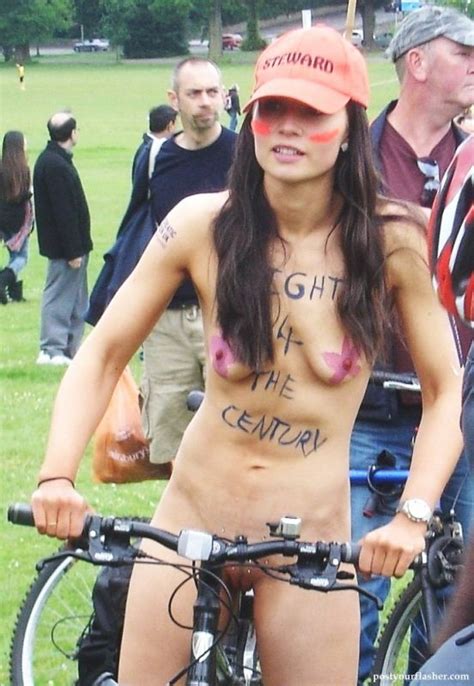 World Naked Bike Ride Females XXGASM