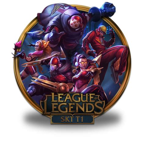 Skt T1 Icon League Of Legends Gold Border Iconset Fazie69