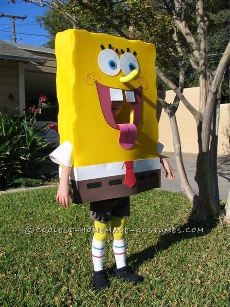 Homemade Spongebob Costume People Thought Spongebob Was Part Of The