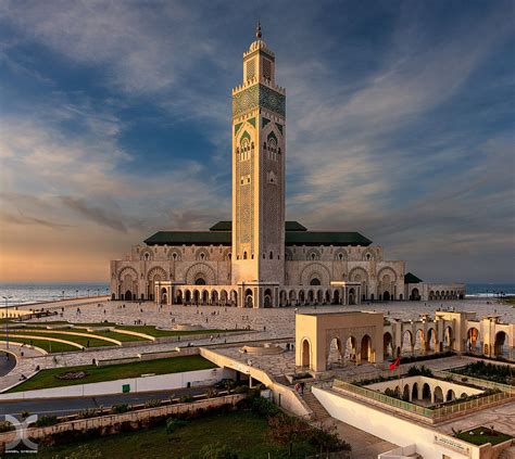 The Majestic Hassan Ii Mosque In Casablanca