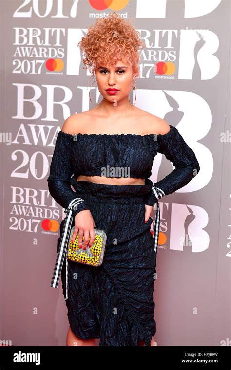 Raye Attending The Brit Awards At The O2 Arena London Stock Photo Alamy