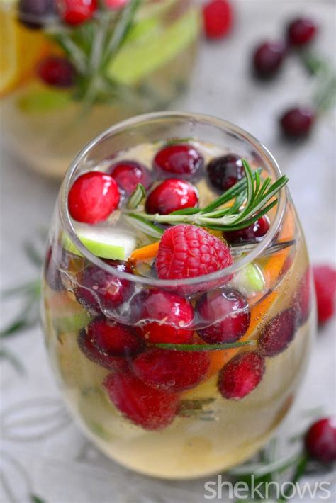 A White Christmas Sangria Recipe That Will Put You In A Festive Mood