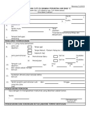 Mengintip besaran gaji tukin terendahnya ditetapkan sebesar rp 5.361.800 untuk level paling rendah yakni jabatan pelaksana atau peringkat jabatan 4. MOshims: Contoh Borang Cuti Tanpa Gaji